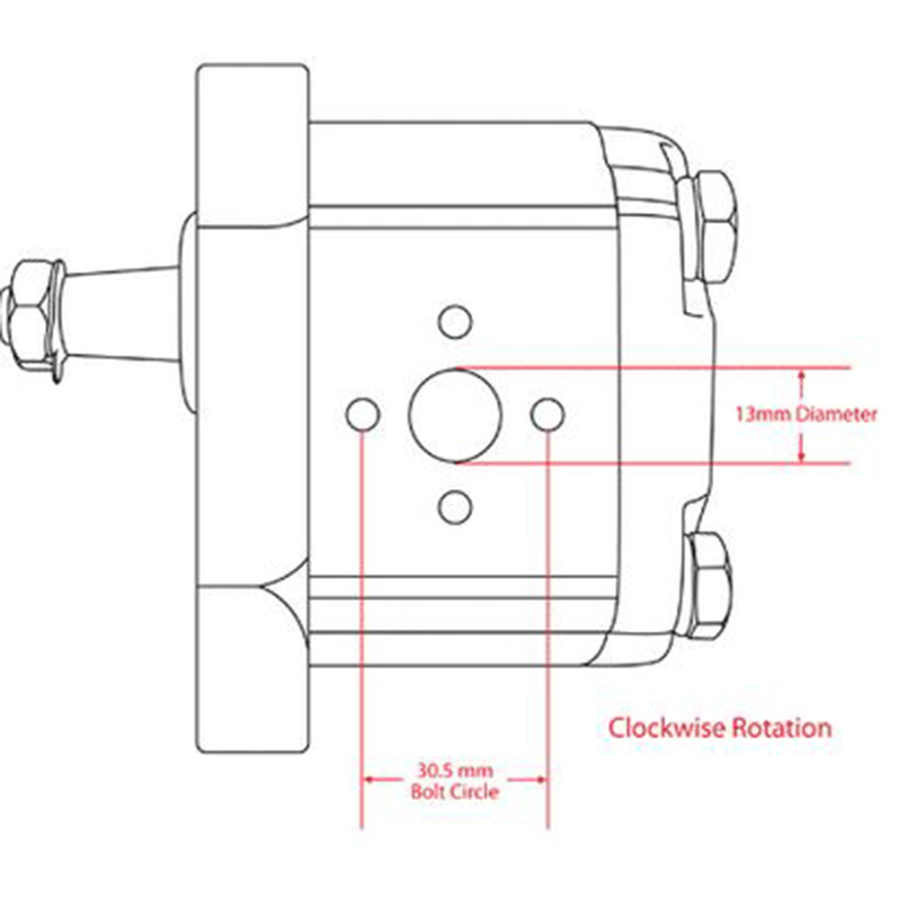S.59130 Pump, Power Steering, 3539858M91 Fits Landini