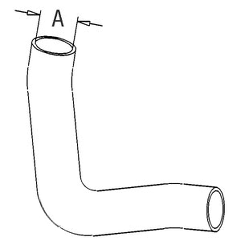 Lower Radiator Hose Fits 135 with Perkins Gas or Diesel Engine 519437M2
