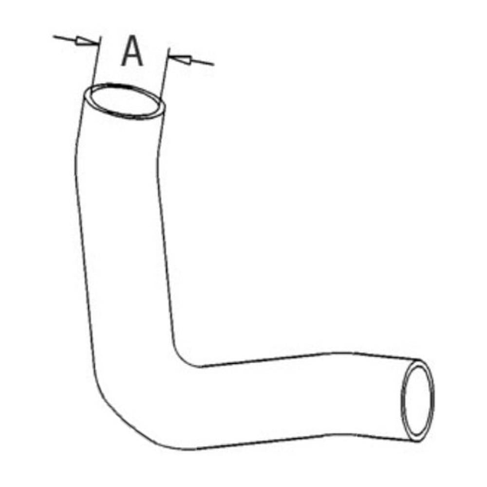 Lower Radiator Hose Fits Massey Ferguson Replaces 186374M1