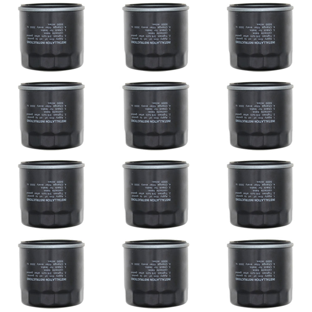 Qty 12: Oil Filter Fits John Deere Replaces AM-101207