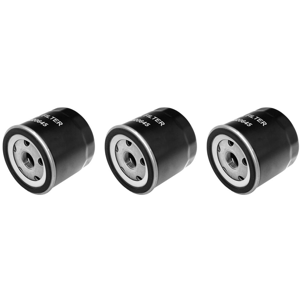 Qty 3: Oil Filter Fits Bobcat Replaces 6513601