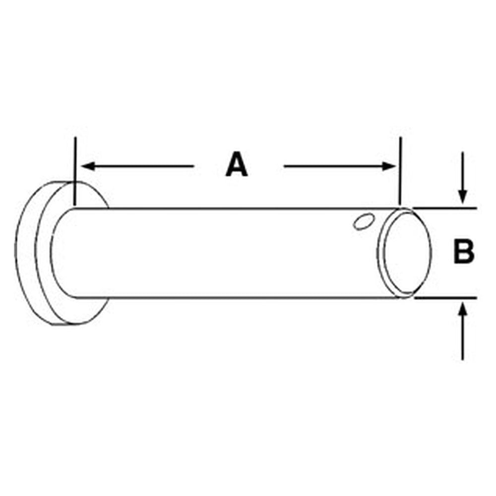 522246R1 Front / Rear Yoke Pin Fits Case-IH Tractor Models 1066 1086 +