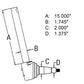 LH Spindle Fits 1100 1105 1130 1135 1150 1155 522546M91 522546M91-A 522546M92