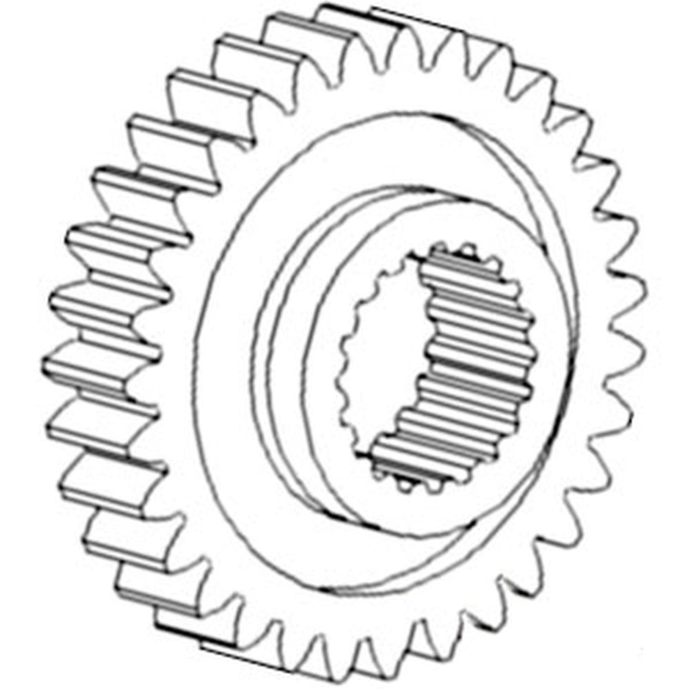 528675R1 New 3rd/4th Speed Sliding Gear Fits Case-IH Tractor Models 766 +