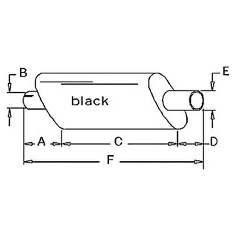 530689M91 522421M92 MF-28 Muffler Fits Massey Ferguson 1100 1130 Tractor