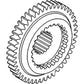 530700R1 New 2nd & 3rd Sliding Gear Fits Case-IH Tractor Models 915 1460 +