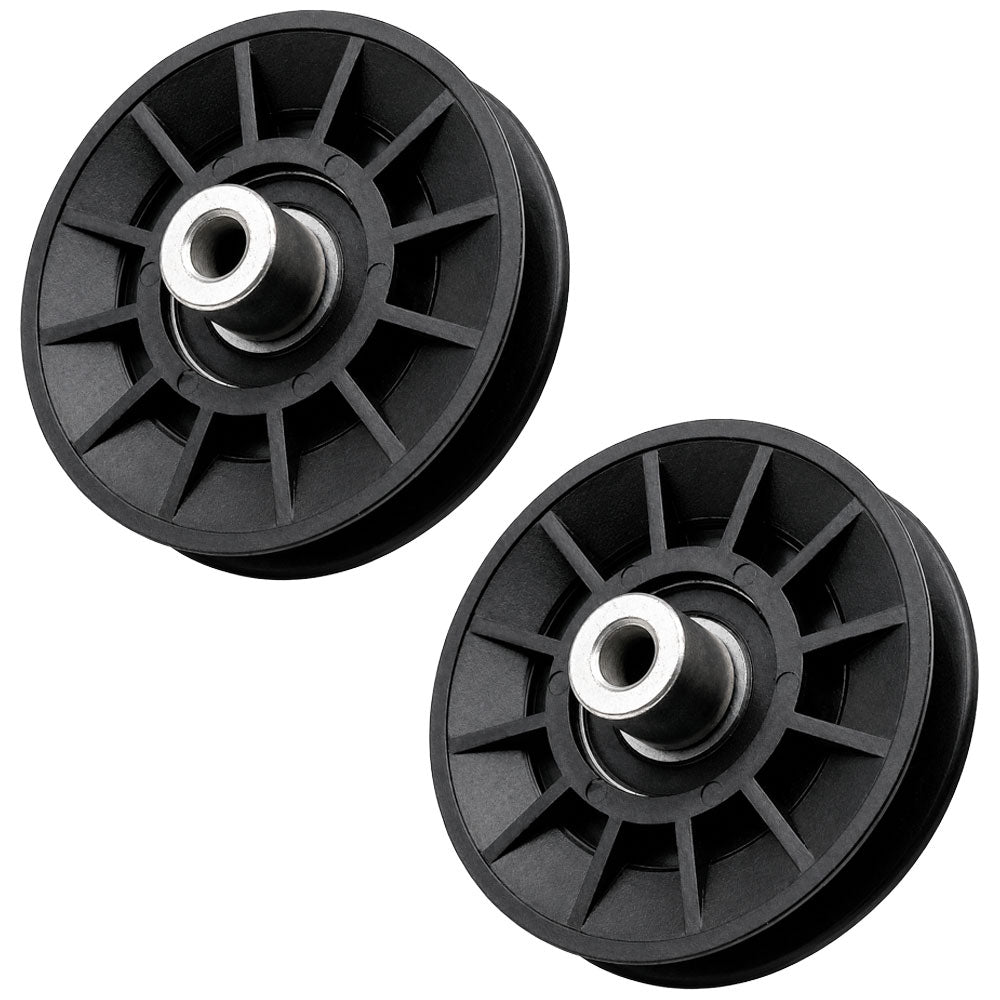 2PK Mower Composite V-Idler Pulley Fits Poulan Fits Husqvarna 194326