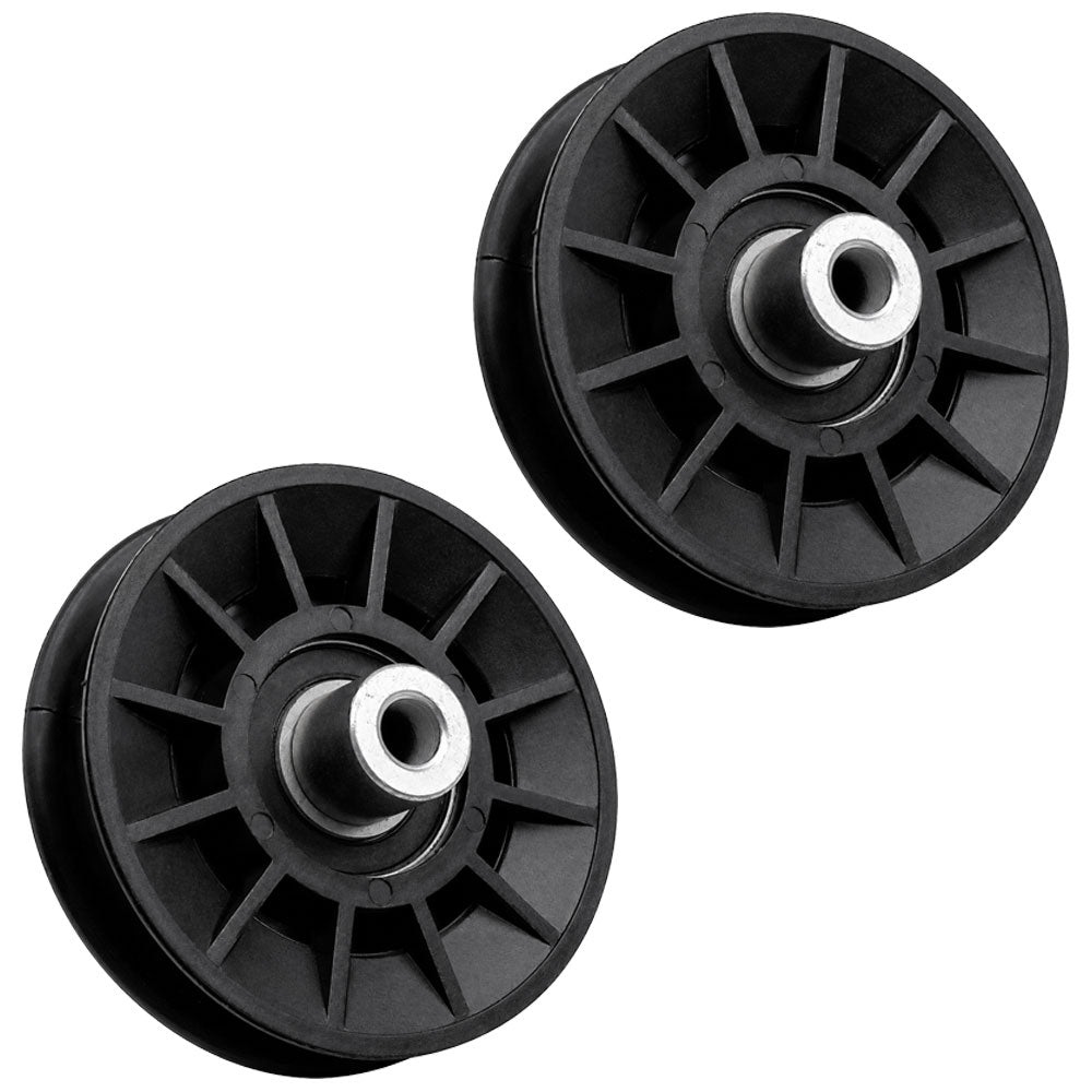 2PK Mower Composite V-Idler Pulley Fits Poulan Fits Husqvarna 194326