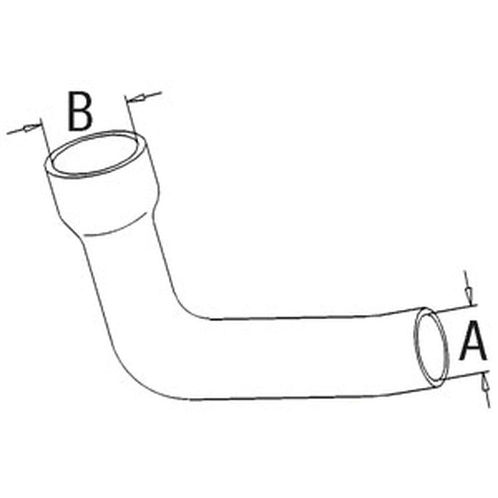 532541M2 Bottom Radiator Hose Fits Massey Ferguson Tractor Model: 285