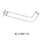 532676R1 New Lower Radiator Hose Fits Case-IH Tractor Model 766 2" ID
