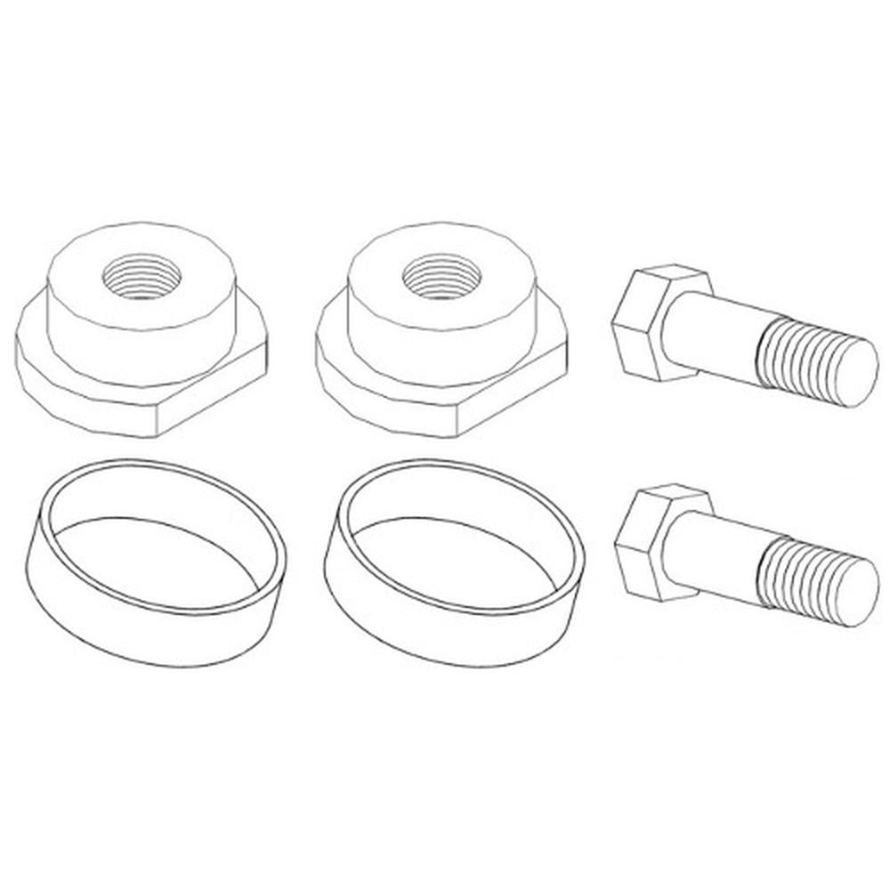 533283R1-KIT Steering Trunion Kit Fits Case IH Tractor 766 966