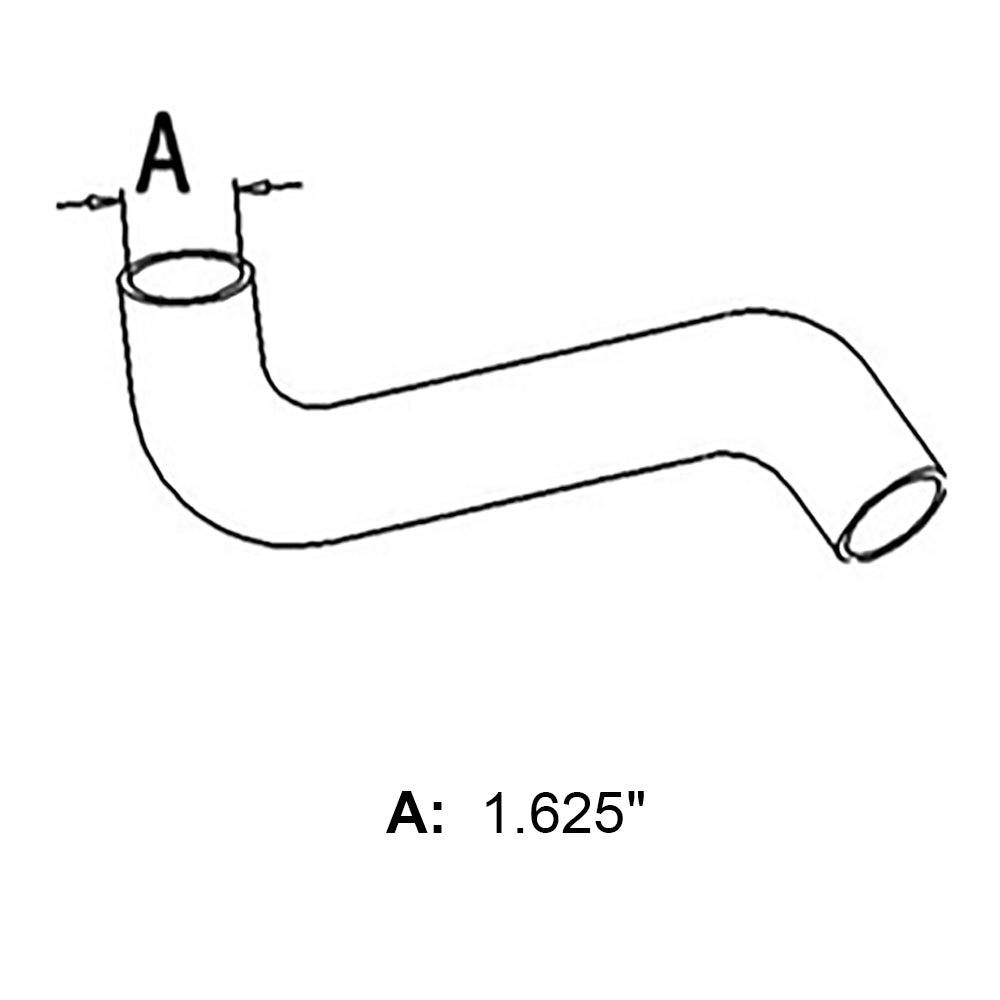 Radiator Hose - Upper Fits Massey Ferguson 60H 50B 50HX 50H 50D 535203M1