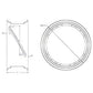535452M91 10" x 28" Power Adjust Wheel Rim Fits Massey Ferguson 135 150 165 230