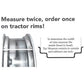 535454M1 Rear Wheel Rim Fits IH Fits Massey Ferguson Tractor 12" x 24" 6 Loop