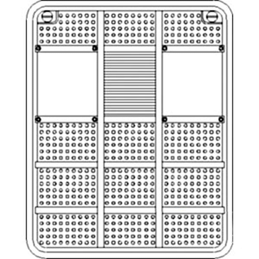 Front Grille with Screen Fits International Harvester Replaces 537496R1