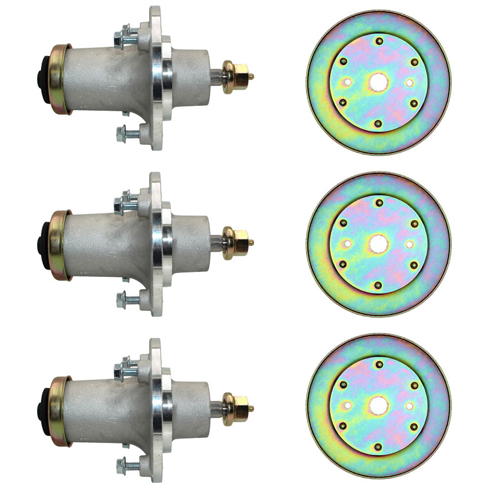 Deck Spindle Fits Husqvarna 48 52 61 Inch Deck 539112170 532173436 3 Pack