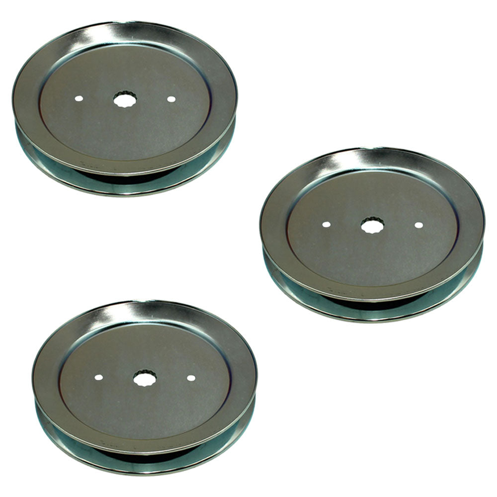 Set Of Three 6" OD Spindle Pulleys 539113300 For Dixon Zero Turns Ram 61 Ultra