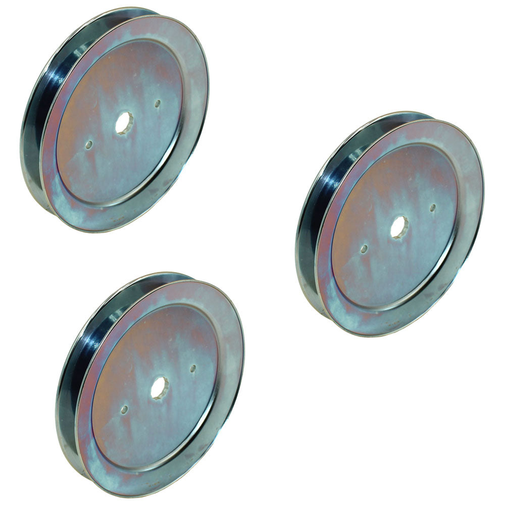 Set Of Three 6" OD Spindle Pulleys 539113300 For Dixon Zero Turns Ram 61 Ultra