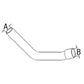 Radiator Hose Upper Fits International 3388 1460 3588 3788 Fits Case IH 1660