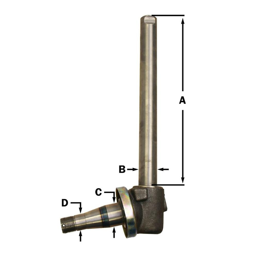 RH / LH Spindle Fits Massey Ferguson Replaces 553312M1