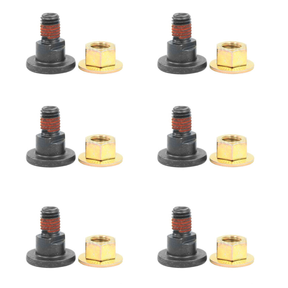 Qty 6: Disc Mower Blade Bolt & Nut Fits GEHL Replaces BK007