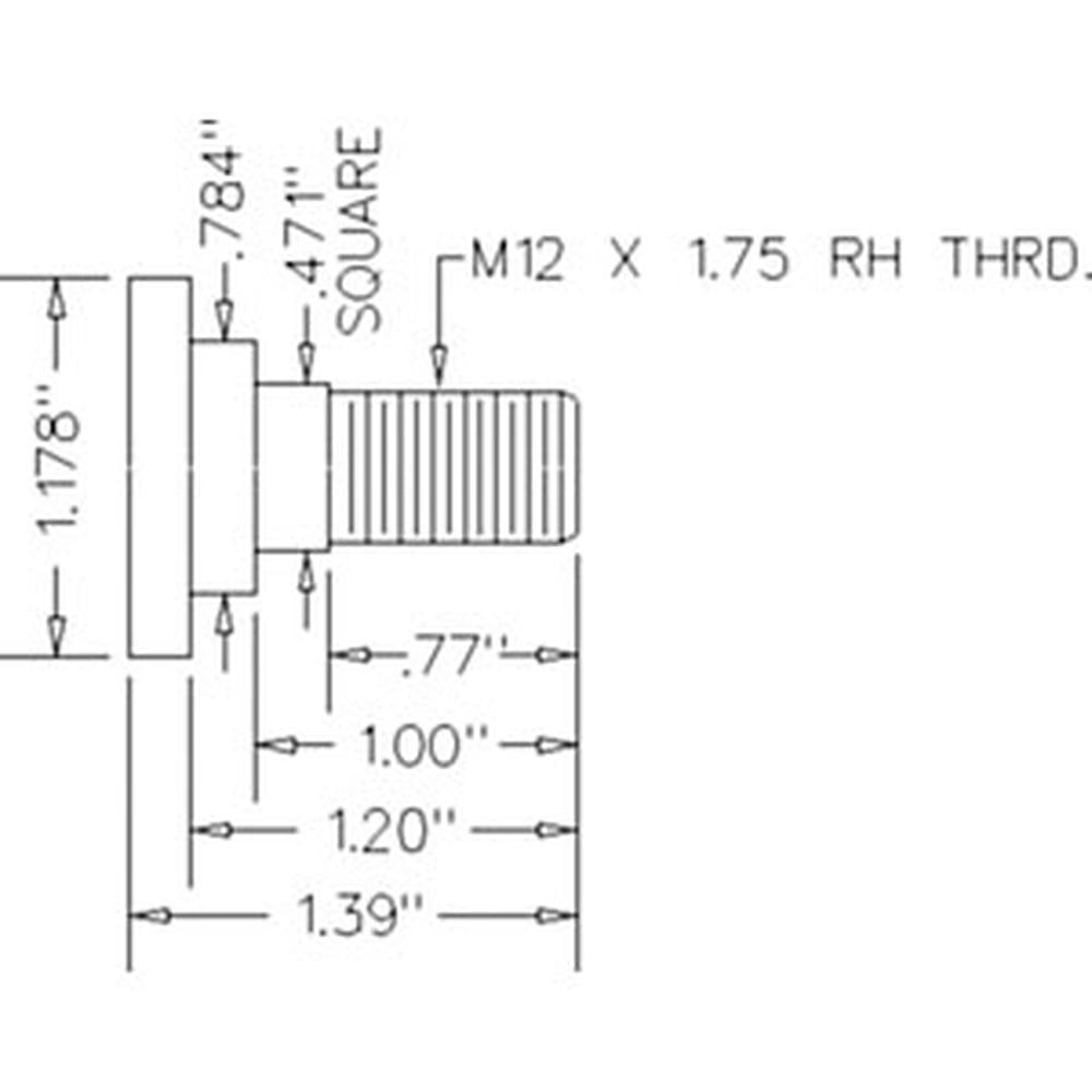 56403000 Disc Mower Blade Bolt Kit Fits Tarrup Disc Mower Models: Several
