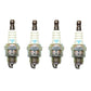 Four 6703 Spark Plugs 1110 400 7005, 0000 400 7000 Fits Stihl Chainsaws Trimmers