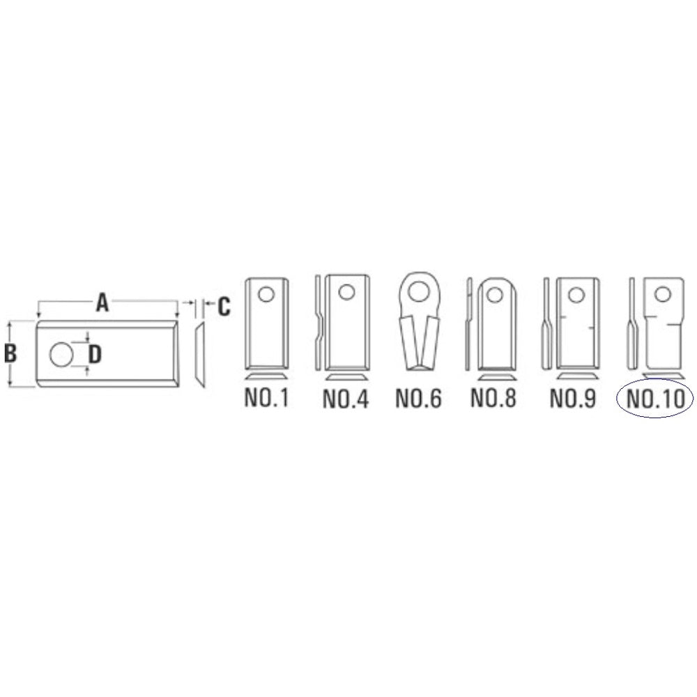 Left Hand Disc Mower Blade Fits New Idea Replaces 526216