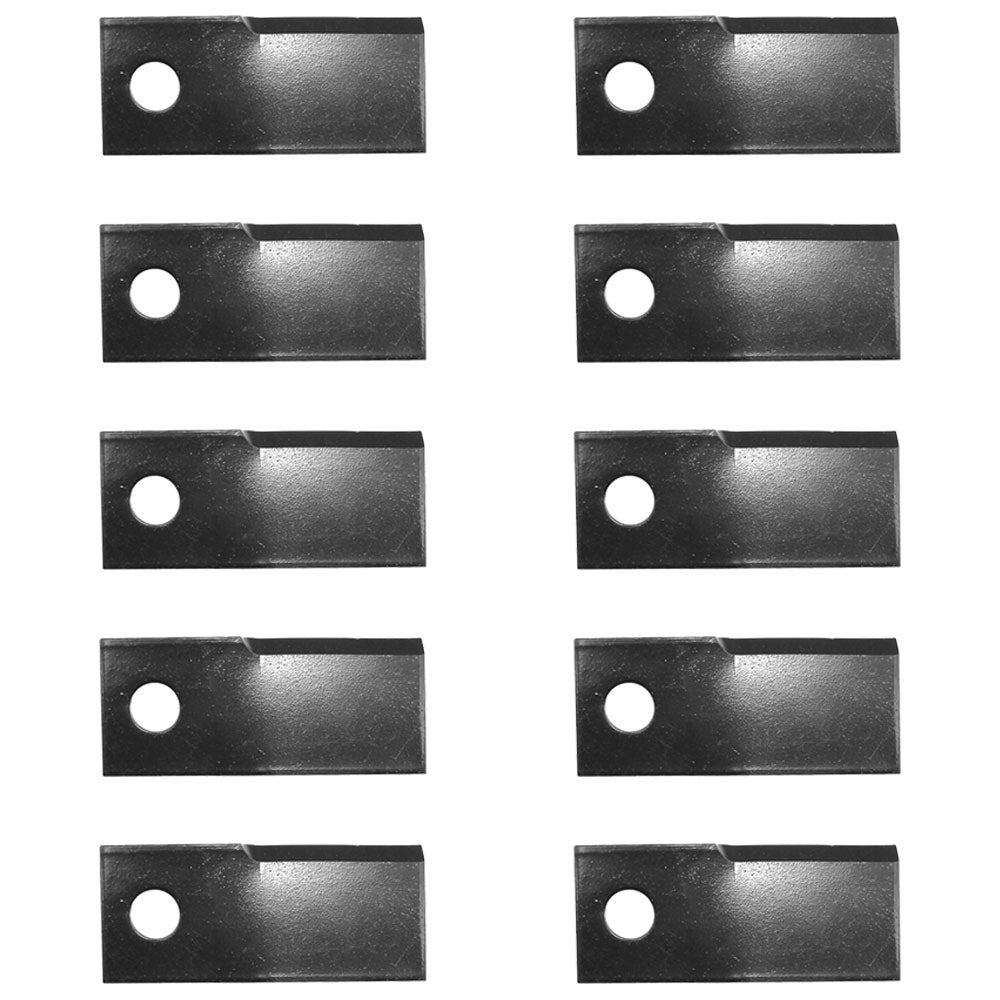 Qty 10: Left Hand Disc Mower Blade Fits Vicon Replaces 902.58.699