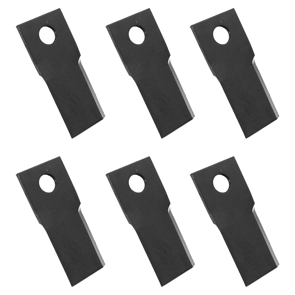 Qty 6: Left Hand Disc Mower Blade Fits Vicon Replaces 902.58.699