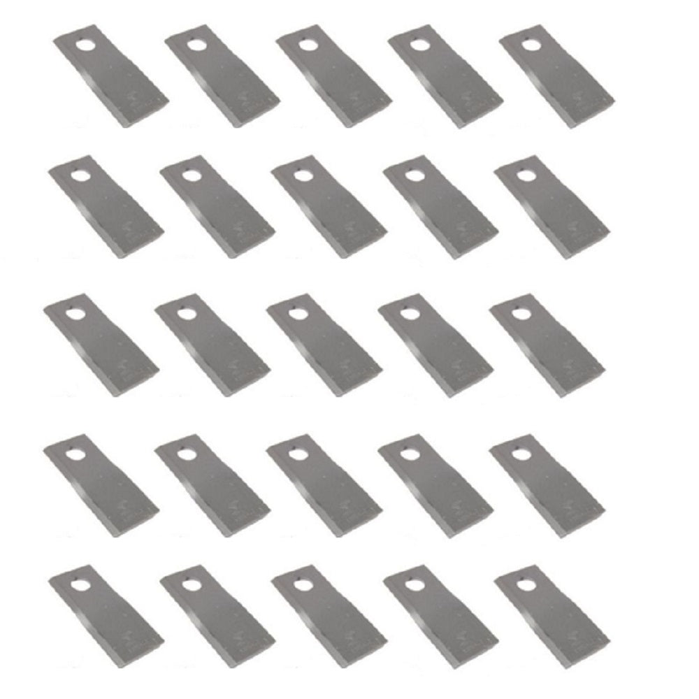 Qty 25: Right Hand Disc Mower Blade Fits Edcor Replaces V58700Z