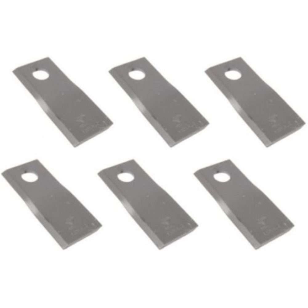 Qty 6: Right Hand Disc Mower Blade Fits Case Replaces 58700_x6