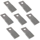 Qty 7: Right Hand Disc Mower Blade Fits GEHL Replaces 58700_x7
