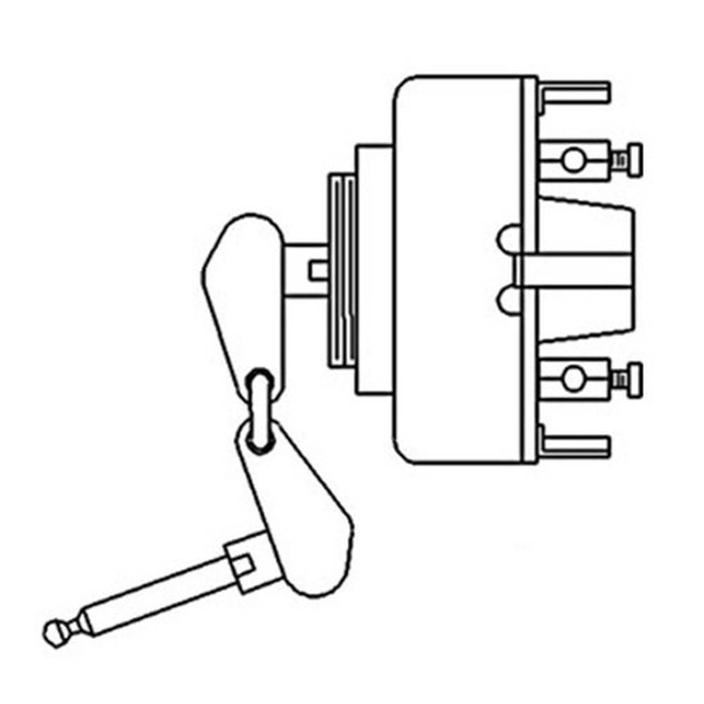 Ignition Switch With Keys fits Zetor 5011, 5211, 5245, 6011, 6045, 621