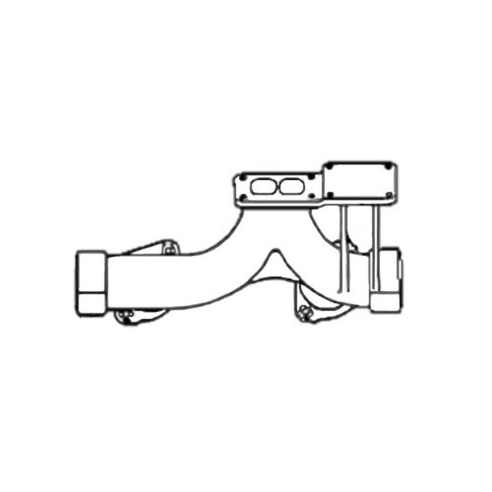 5N8879 Exhaust Manifold Fits Caterpillar 594 594H D9G D9H D353