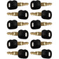 (12) Old Style Keys Fits Caterpillar Heavy Equipment Ignition Key Fits CAT