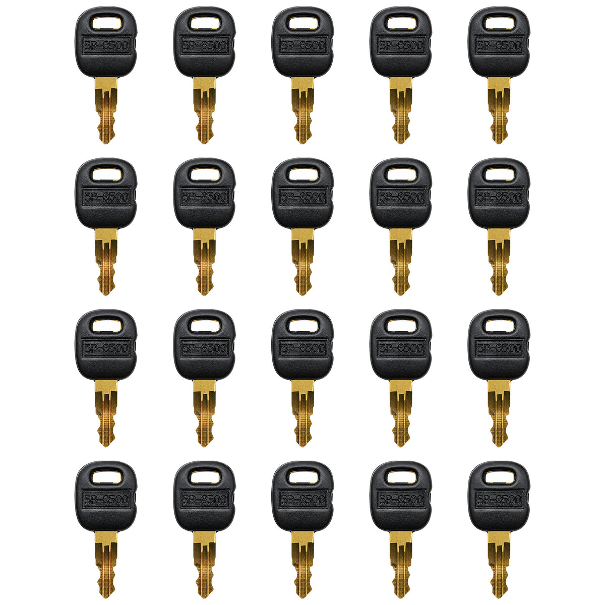 Qty. 20: Key(s) - Old Style Fits Caterpillar Replaces 0310-072