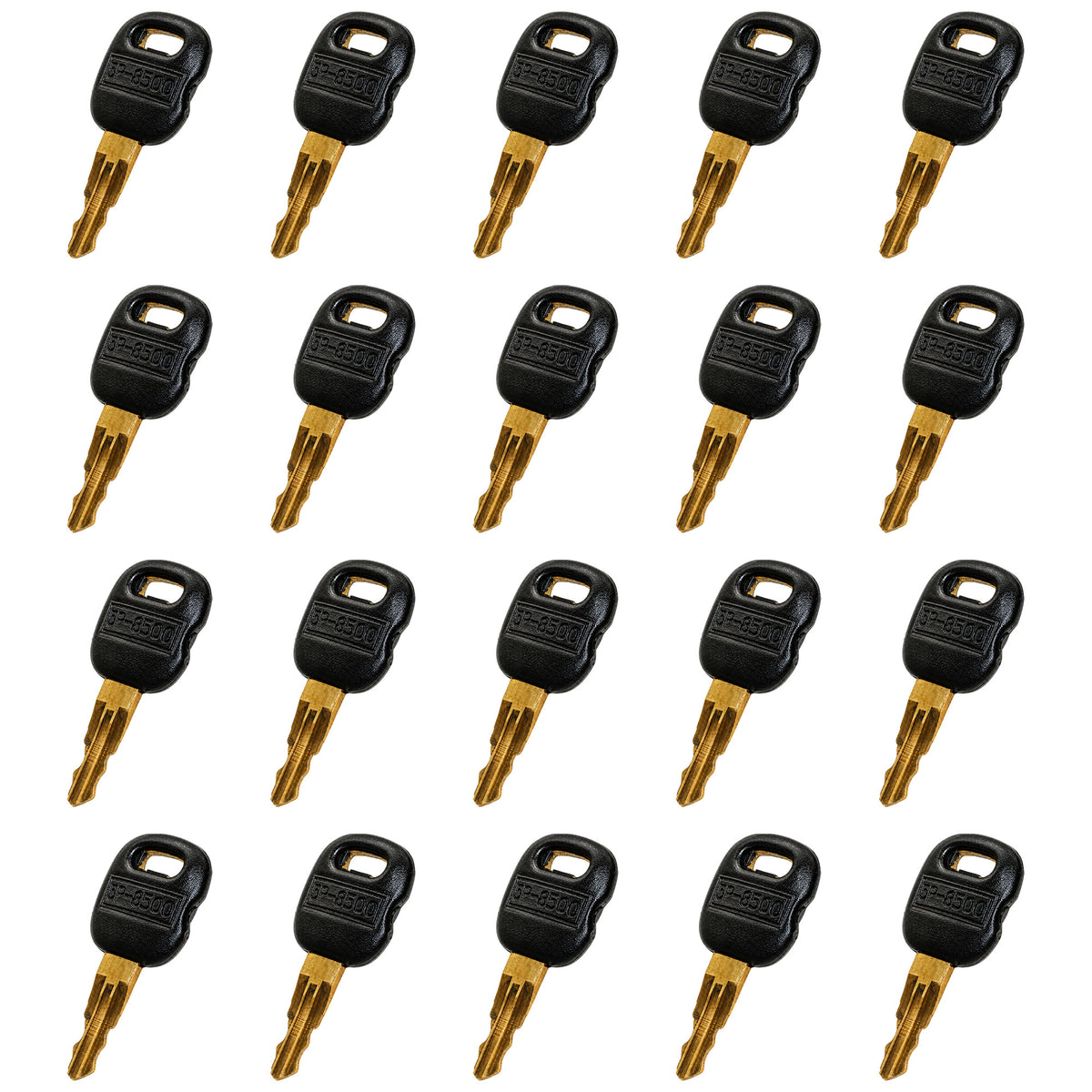 Qty. 20: Key(s) - Old Style Fits Caterpillar Replaces 0310-072