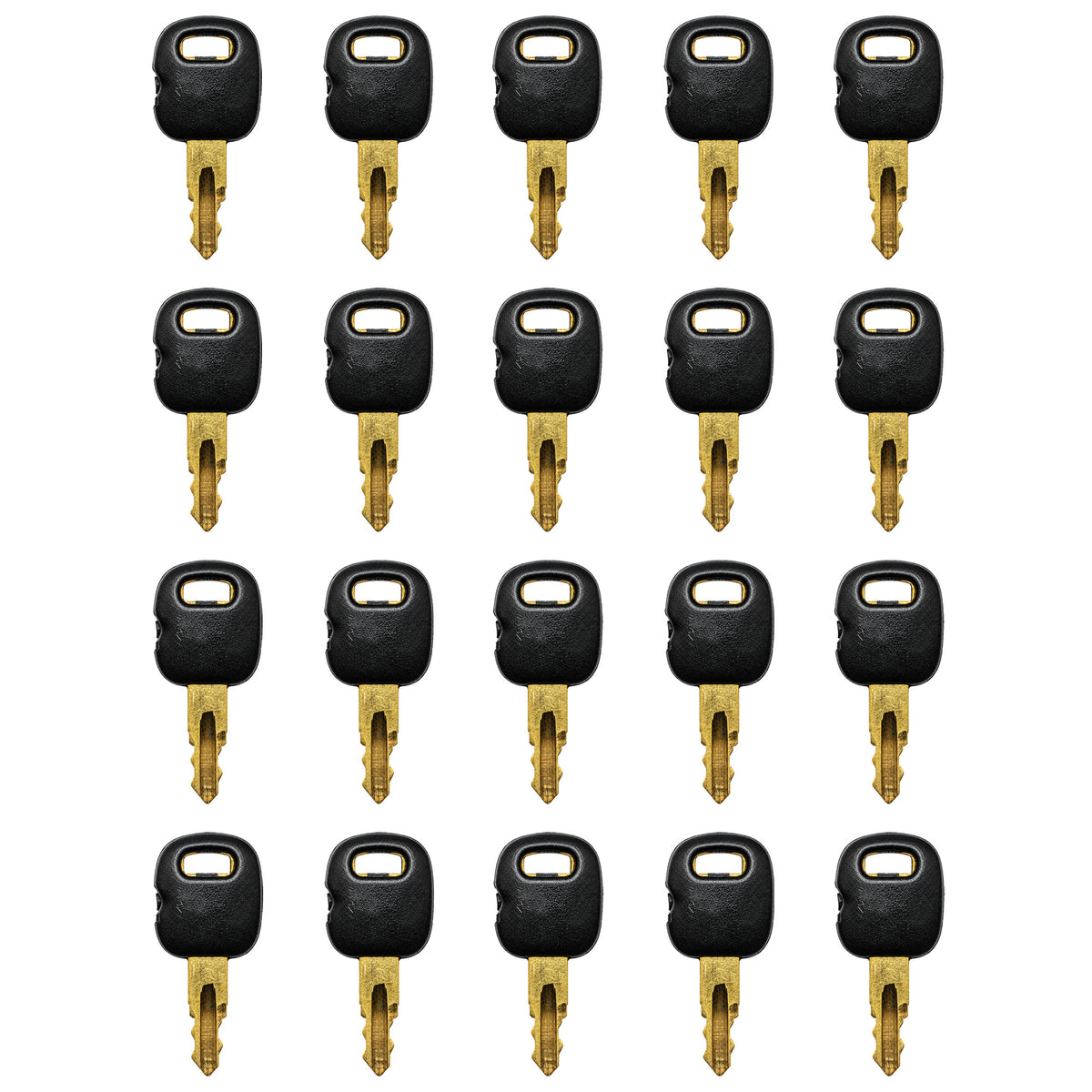 Qty. 20: Key(s) - Old Style Fits Caterpillar Replaces 0310-072