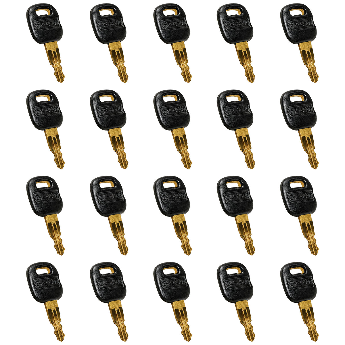 Qty. 20: Key(s) - Old Style Fits Caterpillar Replaces 0310-072