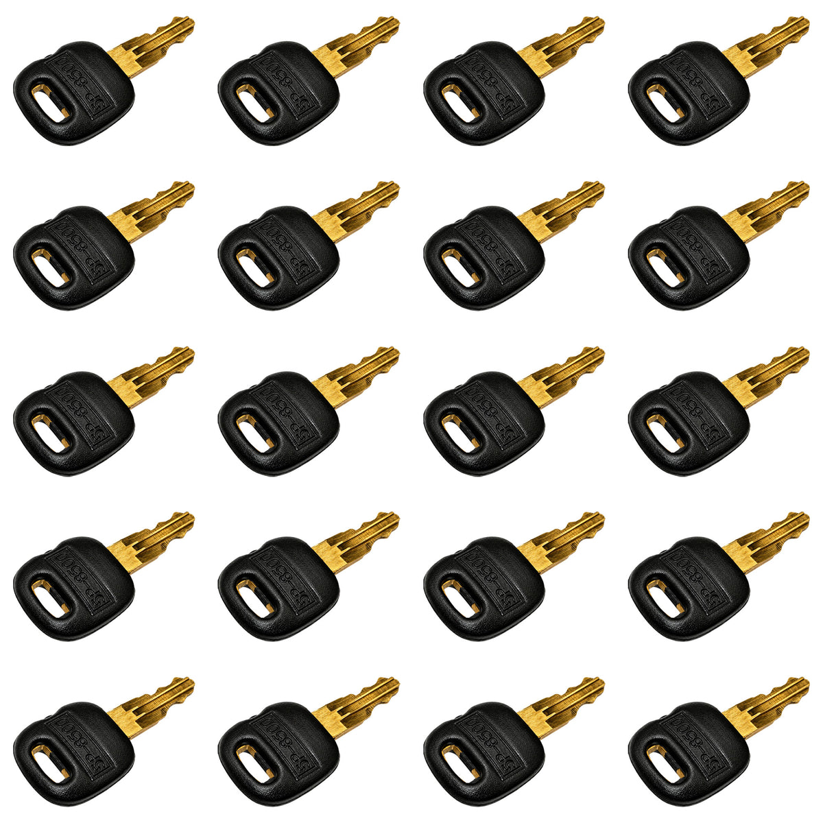 Twenty (20)- 5P8500 Equipment Ignition Keys Fits Caterpillar Fits CAT Equipment
