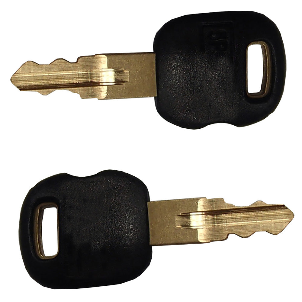 (2) Heavy Equipment Ignition Keys Fits CAT Fits Caterpillar 5P-8500 5P8500 Old S