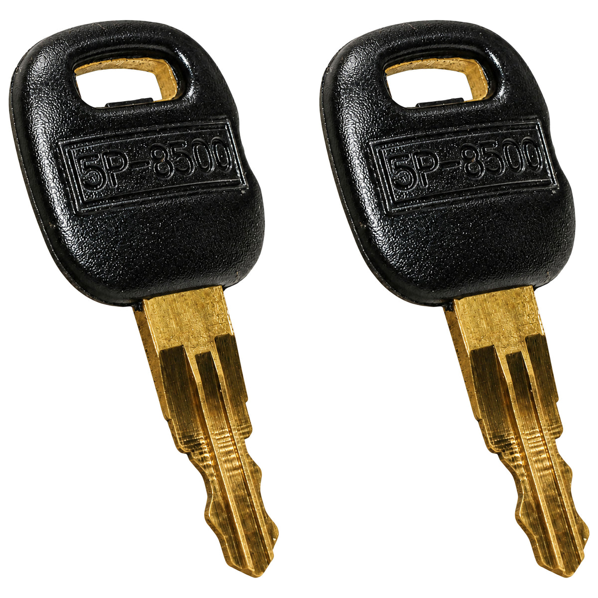 (2) Heavy Equipment Ignition Keys Fits CAT Fits Caterpillar 5P-8500 5P8500 Old S
