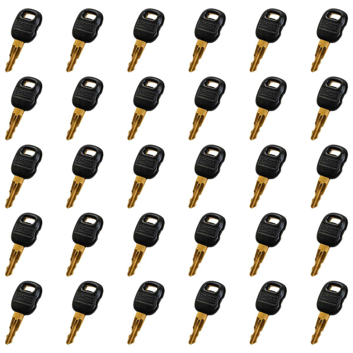(30) Key Lot, Old Style Ignition Key fits 5P-8500 Fits Caterpillar Fits CAT 30 K