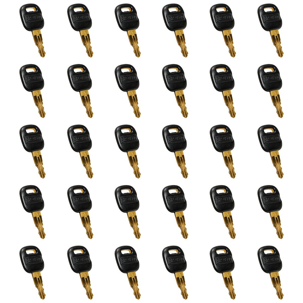 (30) Key Lot, Old Style Ignition Key fits 5P-8500 Fits Caterpillar Fits CAT 30 K