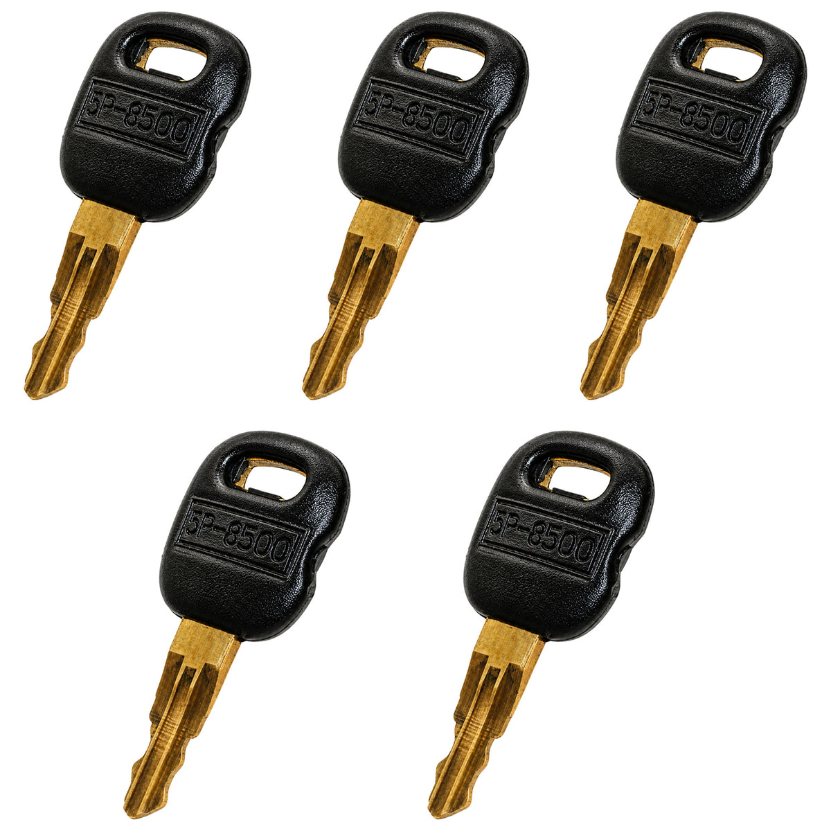 Qty. 5: Key(s) - Old Style Fits ASV Replaces 0310-072