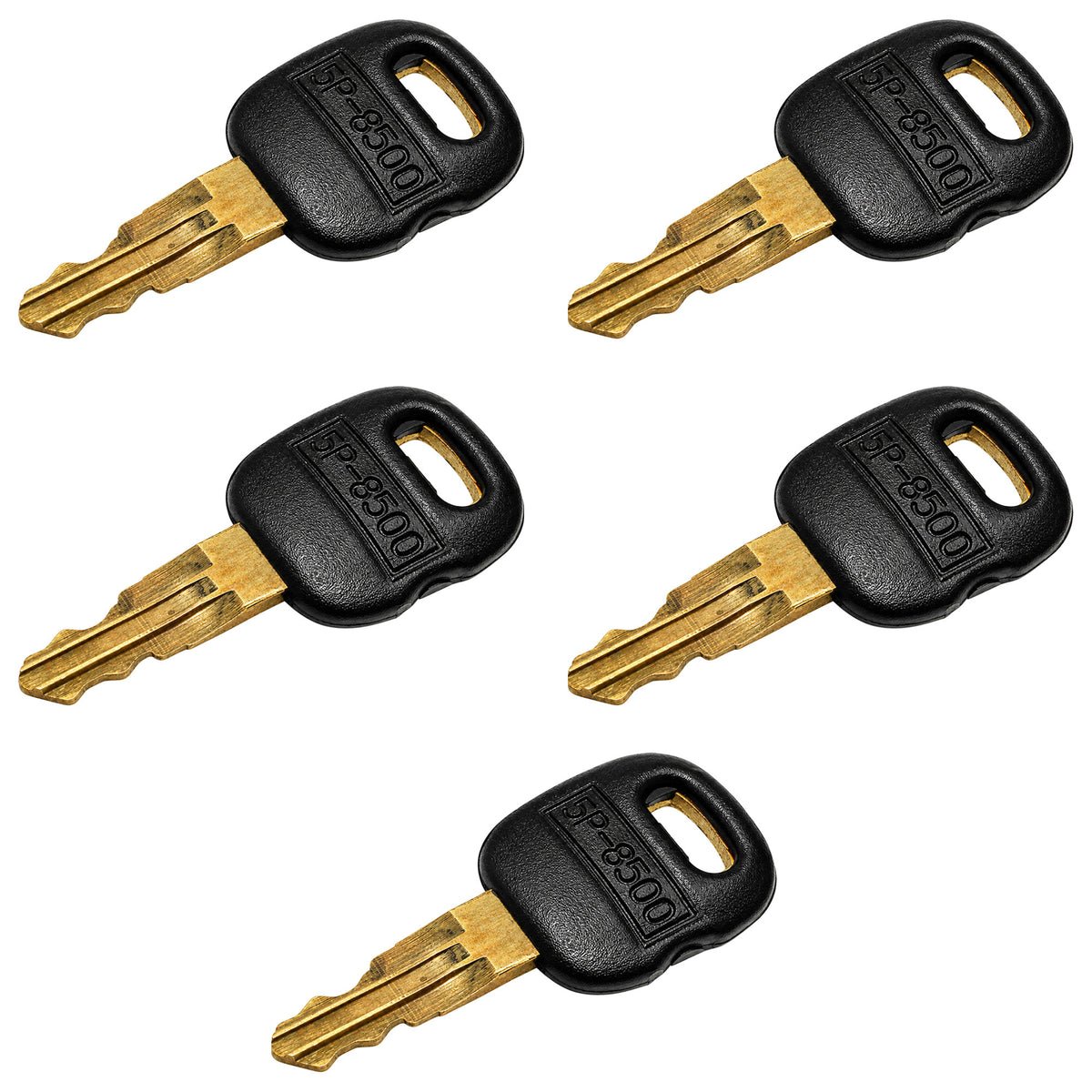 Qty. 5: Key(s) - Old Style Fits Caterpillar Replaces 0310-072