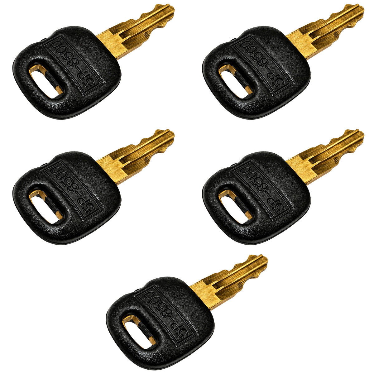 Qty. 5: Key(s) - Old Style Fits Caterpillar Replaces 0310-072