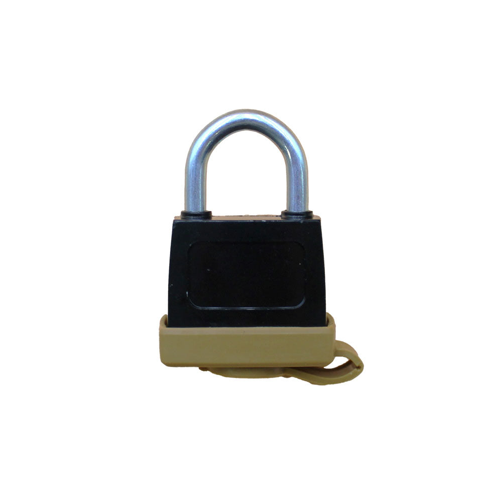 (10) Heavy Duty Weatherproof Padlocks with (2)Keys Rubber Sealed Fuel Cap Lock