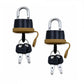 (2) Heavy Duty Weatherproof Padlocks with (2)Keys Rubber Sealed Fuel Cap Lock